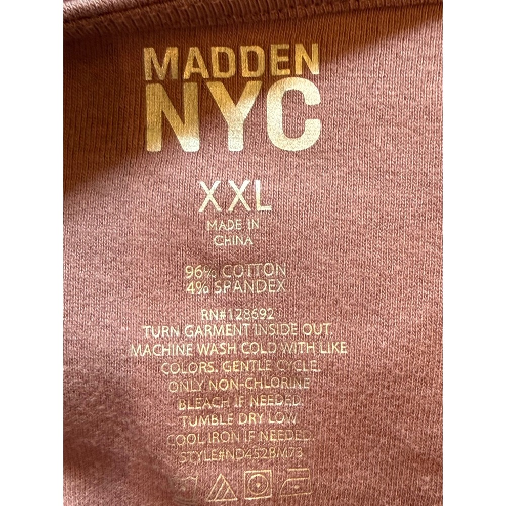Madden NYC Womens Twilight Mauve Open Back Mock Neck Mini Dress XXL - Picture 4 of 5
